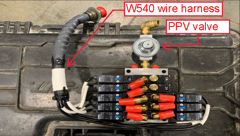 W540 wire harness and PPV valve 